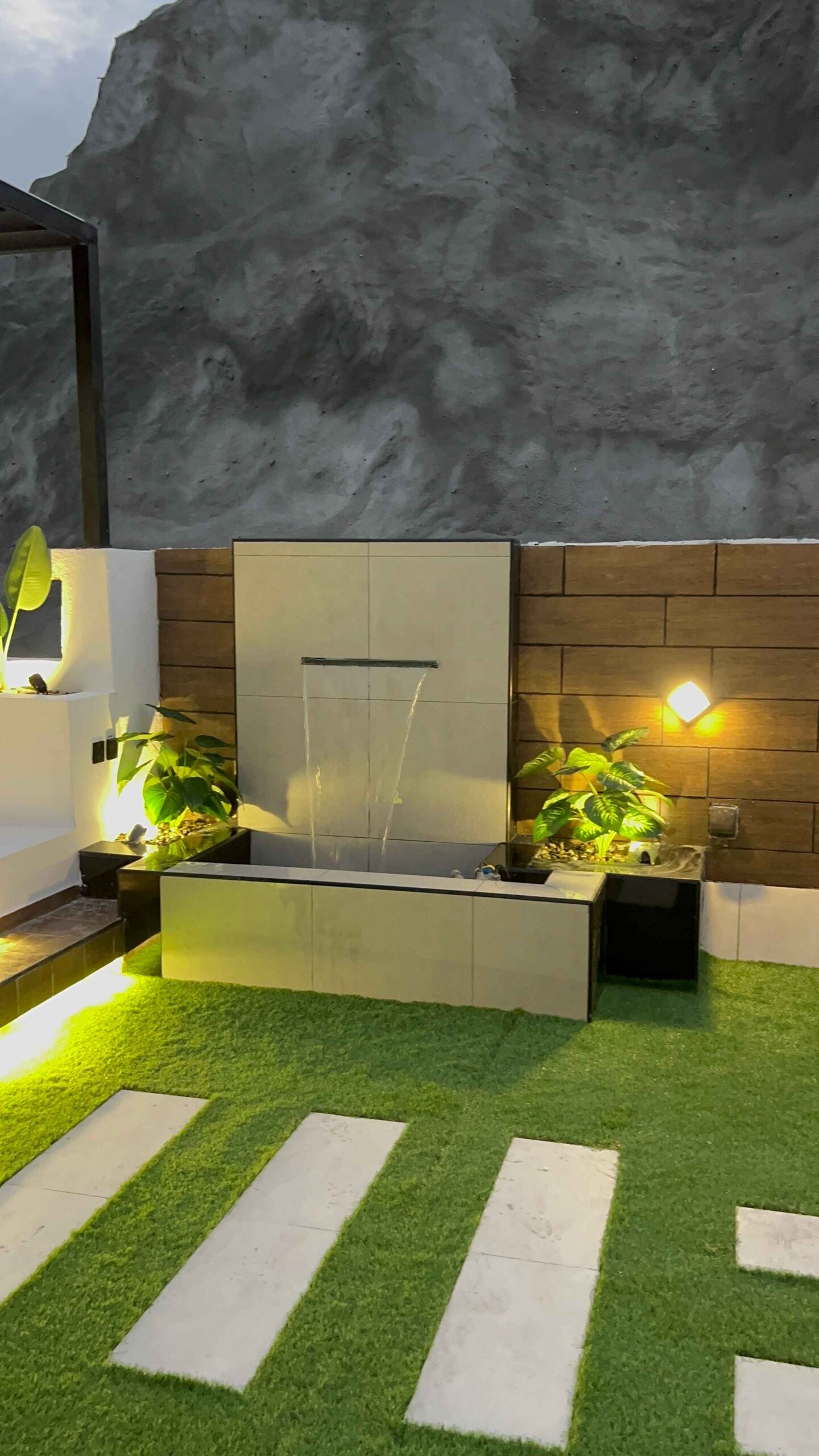 تصميم شلالات منزلية